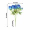3 Bouquets 13 in Artificial FLOWERS Silk Rose Bud Floral Bushes